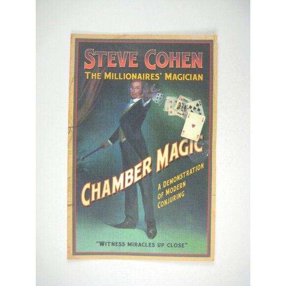 Steve Cohen Magician Chamber Magic Program Booklet Modern Conjuring - Picture 1 of 4